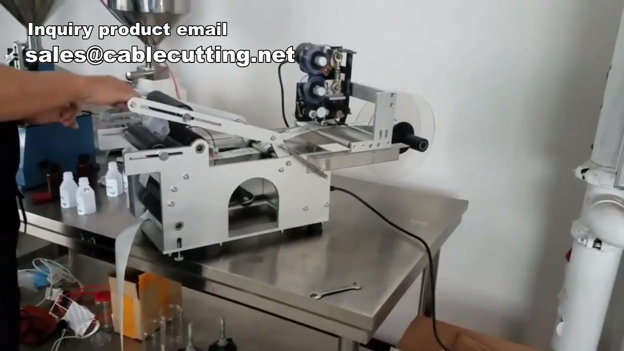Machine d'étiquetage semi-automatique pour surfaces planes - Étiqueteuse fiable et précise