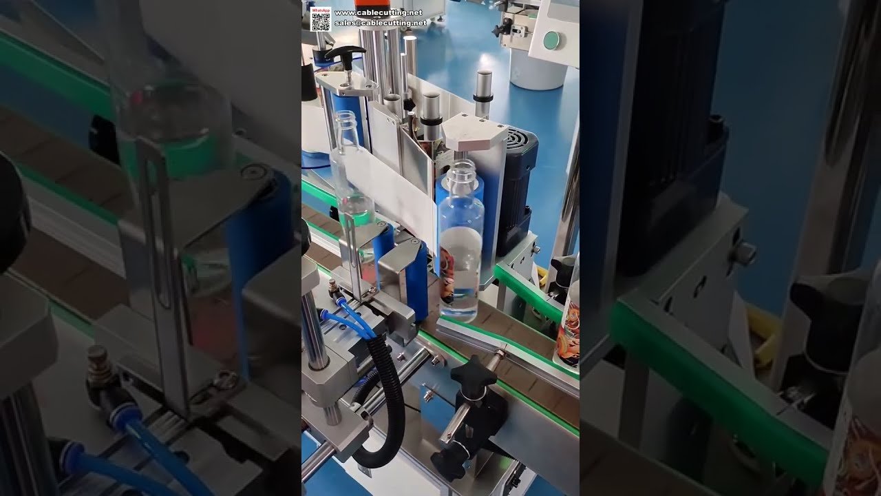 Étiqueteuse Automatique Haute Vitesse pour Bouteilles d'Eau - Applicateur d'Étiquettes pour Boissons