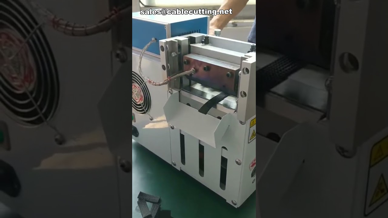 Machine de découpe de tuyaux PVC, ruban nylon, tube téflon | Découpeuse automatique pour tuyaux