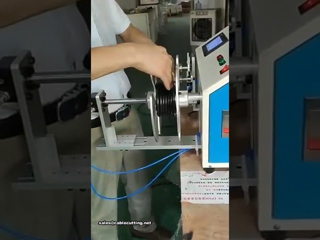 Machine de bobinage de fil avec compteur métrique haute précision