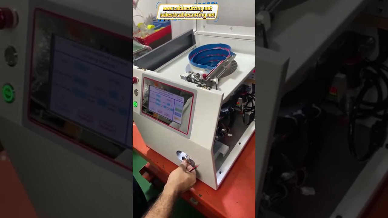 Machine Automatique de Dénudage et Sertissage de Cosses à Embout – Dénude et Sert les Bornes d'Isolation