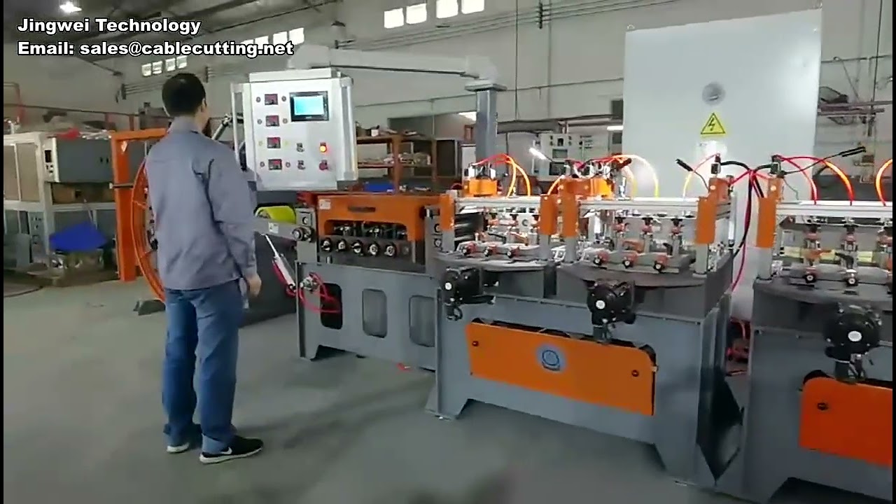 Machine hydraulique de formage de fil à 5 stations – Équipement de découpage et façonnage automatique