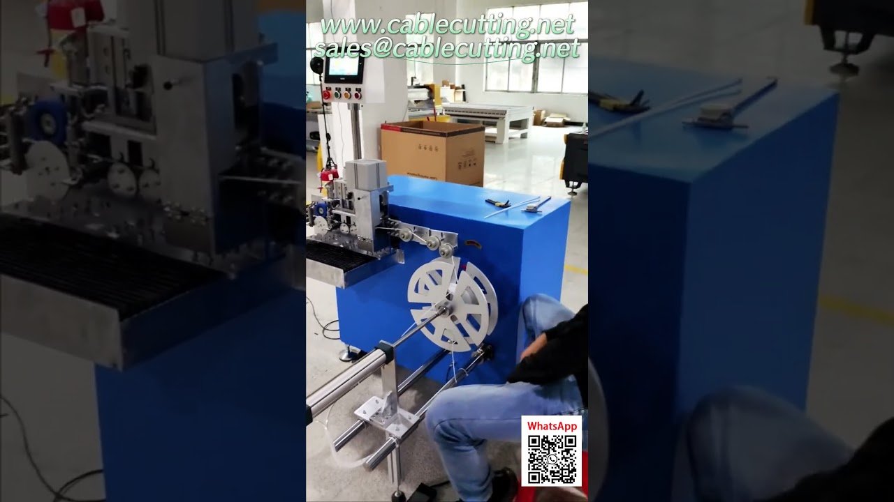Bobineuse automatique à déplacement : métrage précis, bobinage parfait, coupe automatique (fil 1-15 mm)