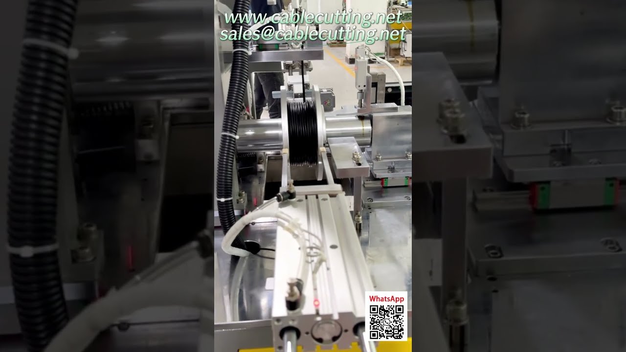 Bobineuse de câble entièrement automatique - Mesurage, défilement et coupe automatisés