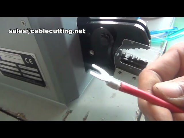 Machine à sertir les cosses pré-isolées | Sertisseuse de cosses automatique