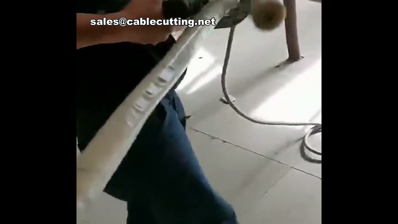 Machine automatique d'enroulage de colliers de câble pour tubes de climatisation - Outil de gainage cuivre