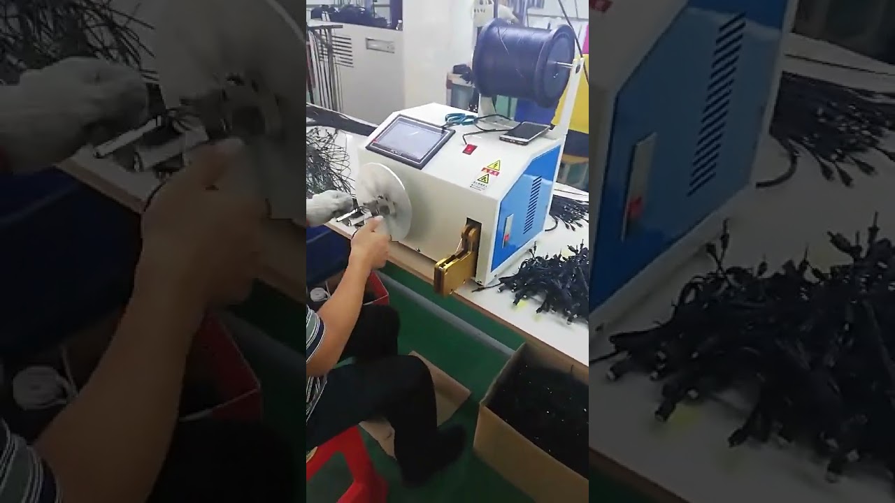 Machine d'enroulement et de ligature de câbles en promotion | Bobineuse automatique de câbles