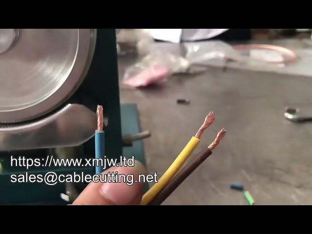 Twisteur automatique de fils avec dénudage semi-automatique – Machine à tordre les câbles pré-dénudés