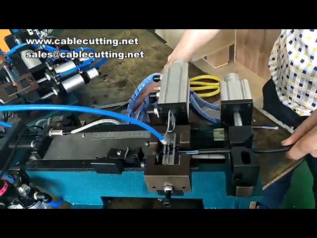 Machine à dénuder pneumatique 3F4F – Dénudeuse verticale/horizontale pour câbles de grande section