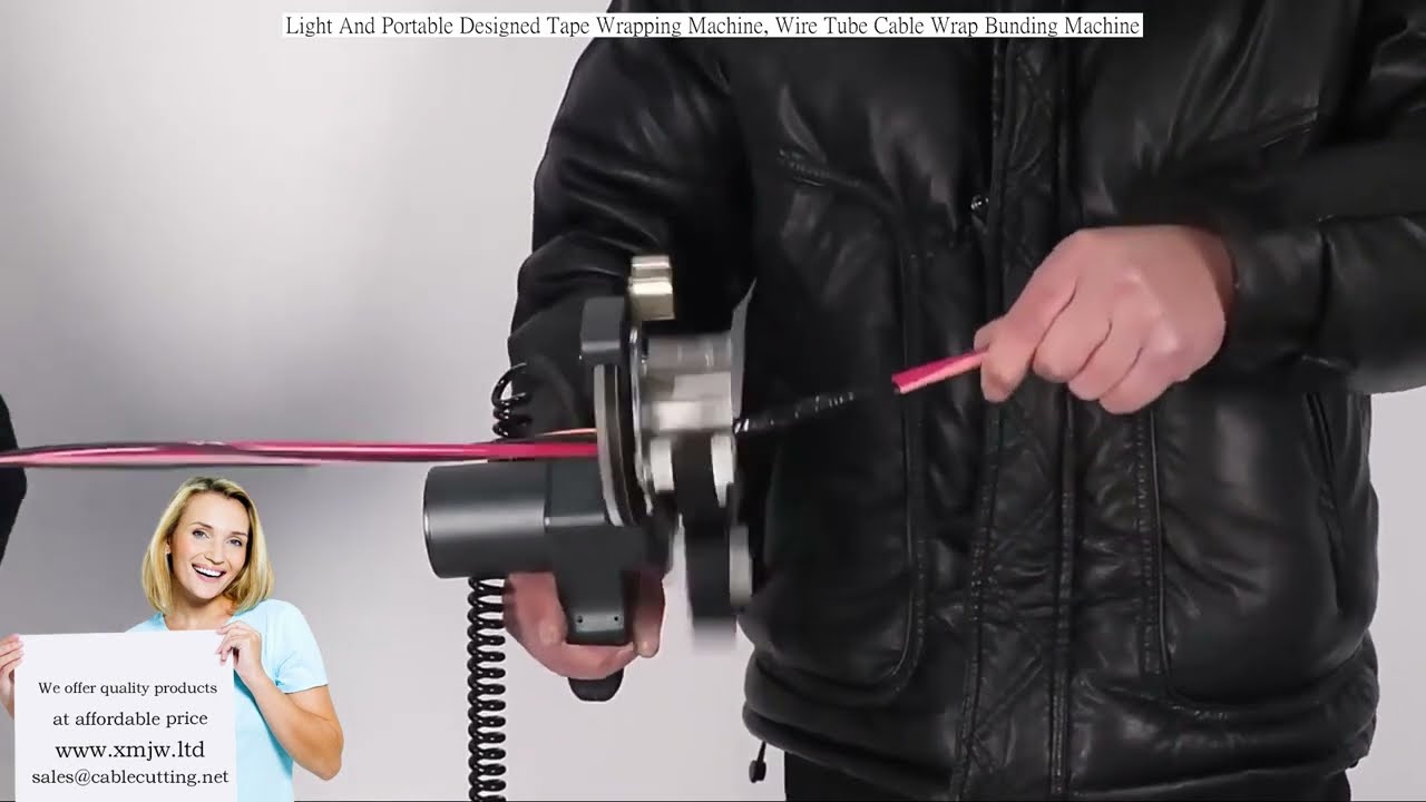 Machine à enrubanner légère et portable | Enrubanneuse pour câbles, fils et tubes