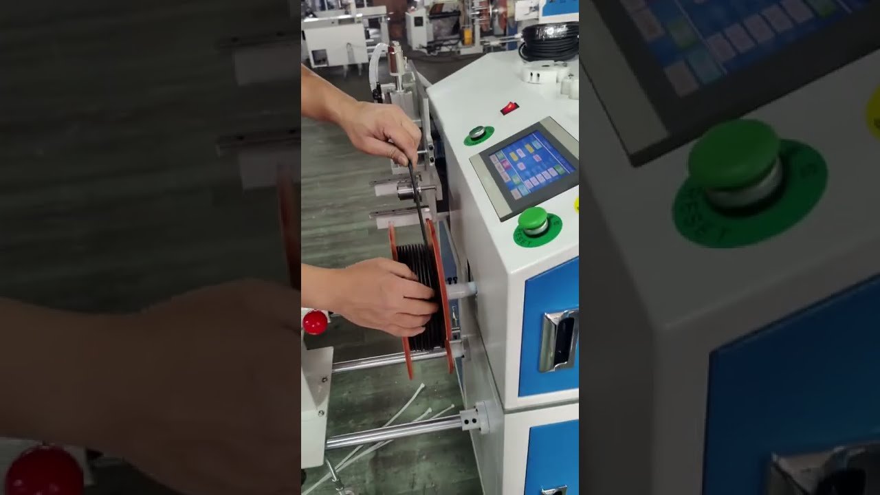 Machine de Mesurage et Bobinage Rapide & Précis avec Coupe Intégrée pour Câbles Réseau