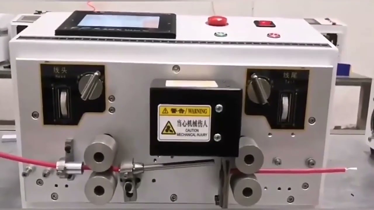 Machine automatique de dénudage et coupe de câbles – Dénudeuse à double gaine ronde pour industrie