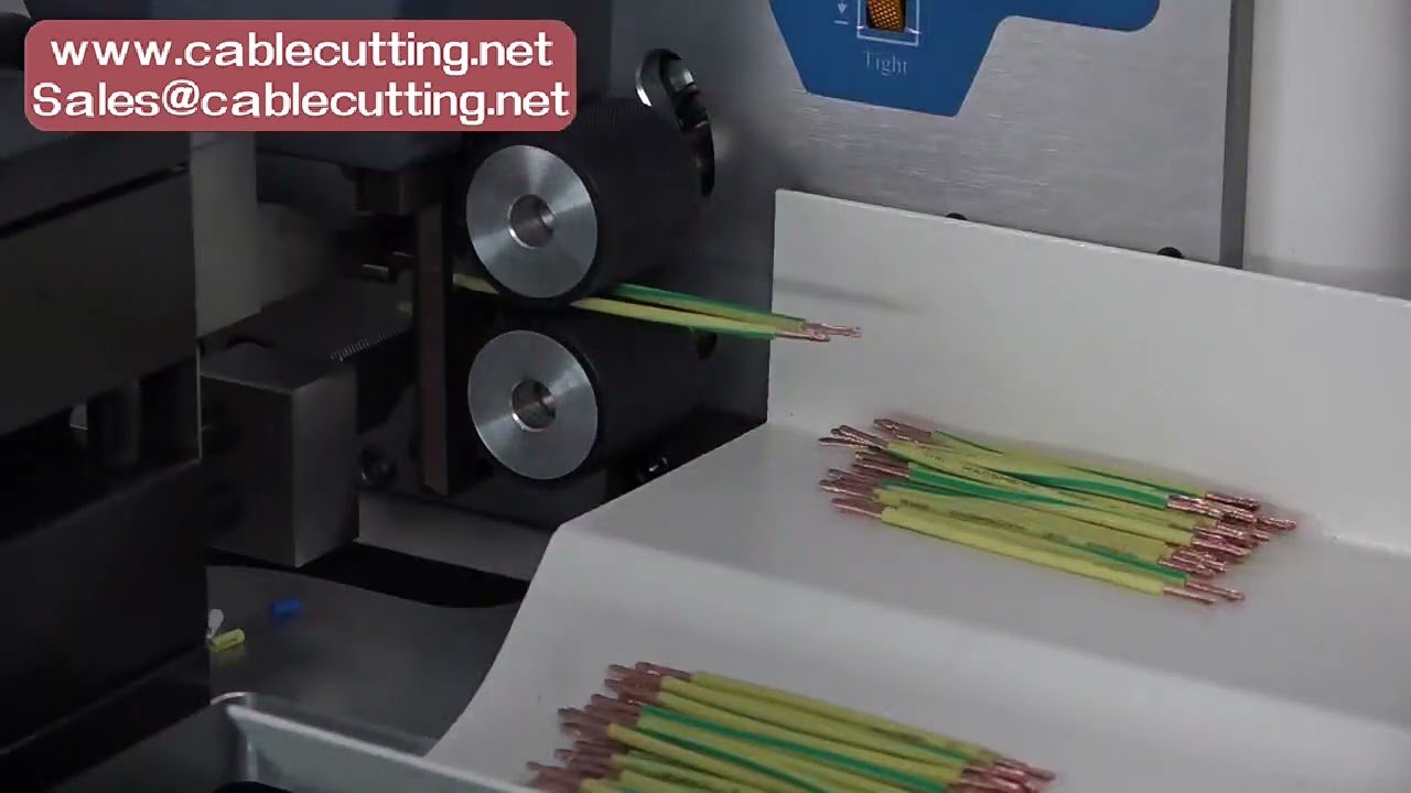 Machine de dénudage et coupe automatique 904N/904NB avec écran tactile - pour fils simples ou doubles avec torsion