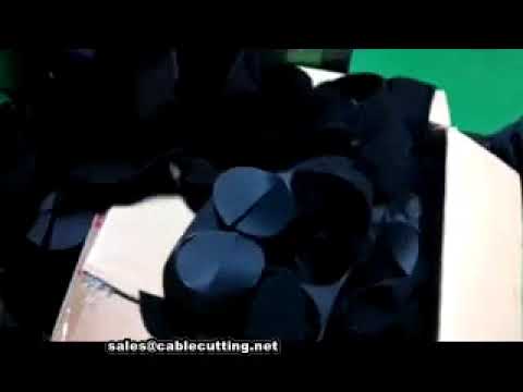 Machine de coupe angulaire automatique par ultrasons avec poinçonnage intégré