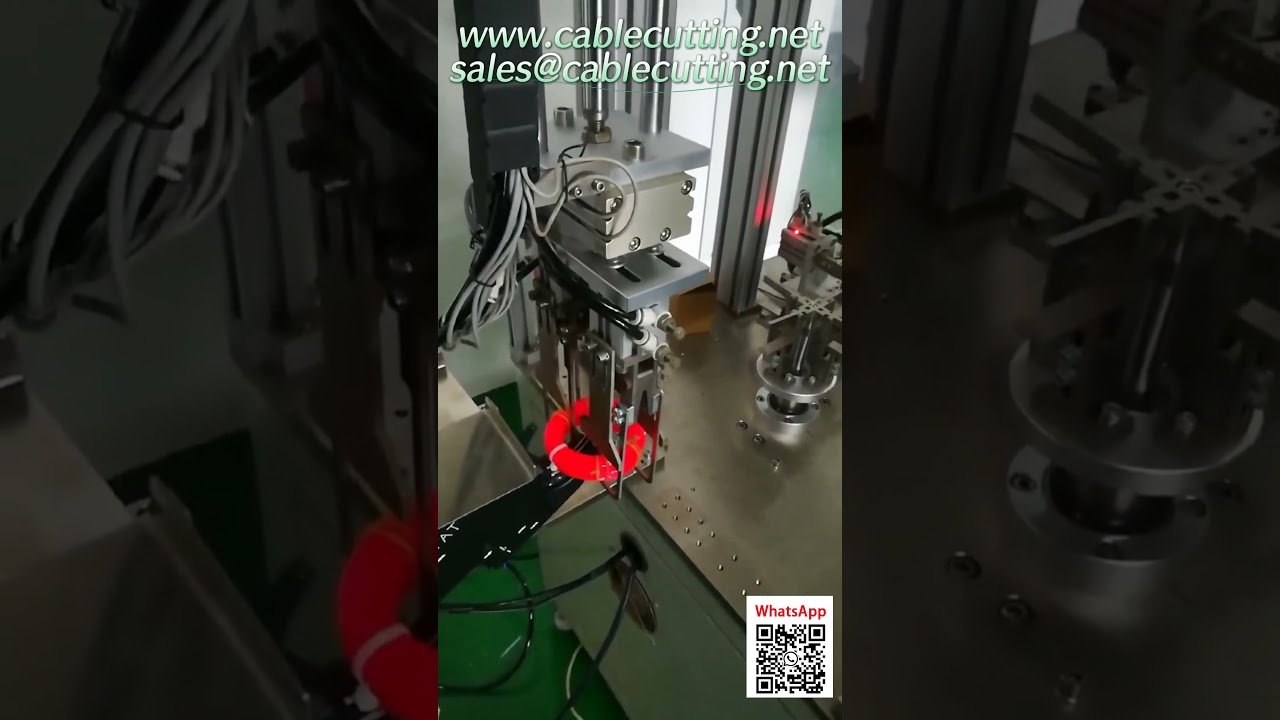 Machine automatique d'enroulement et de cerclage pour lignes de coupe de cintres