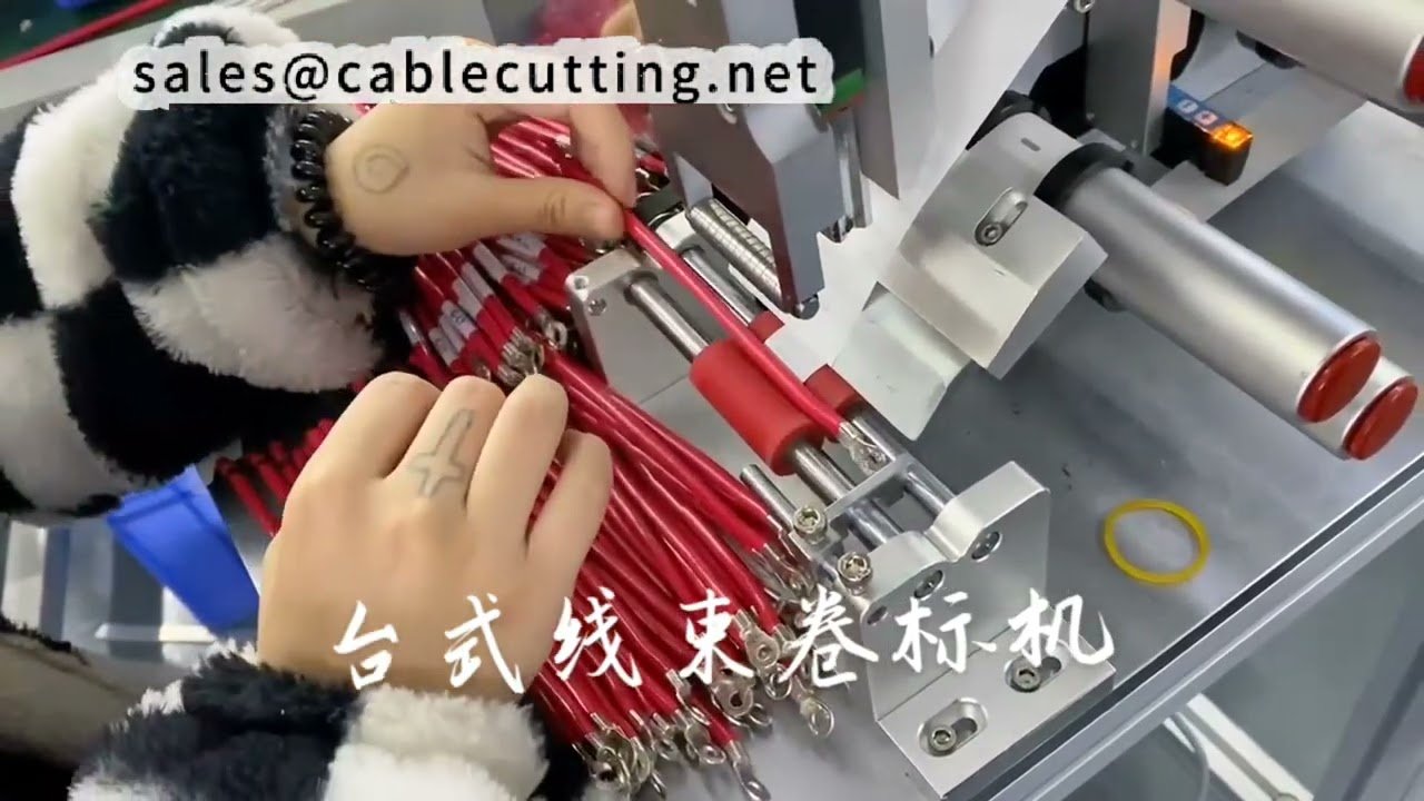 Étiqueteuse de bureau pour faisceaux de câbles d'énergie nouvelle | Machine d'étiquetage automatique