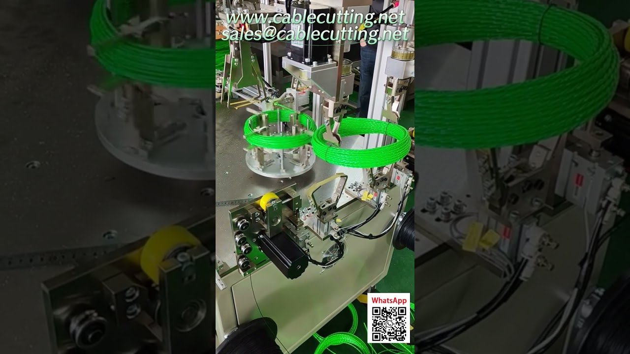 Machine de Cerclage Automatique pour Rubans à Poisson et Tire-Fils