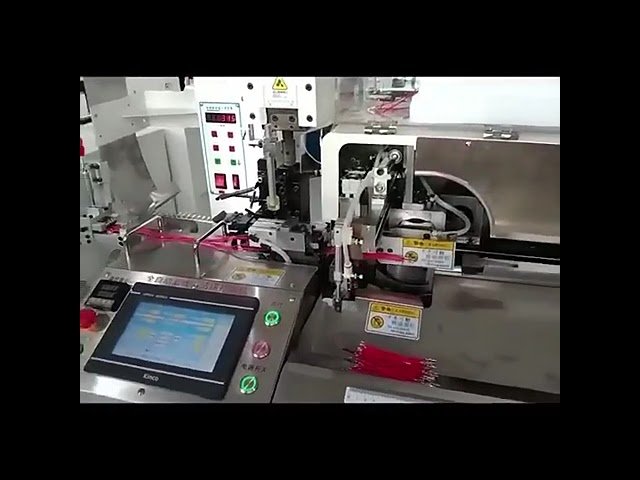 Machine automatique 5 fils : coupe, dénudage, sertissage, torsion et étamage en un seul processus