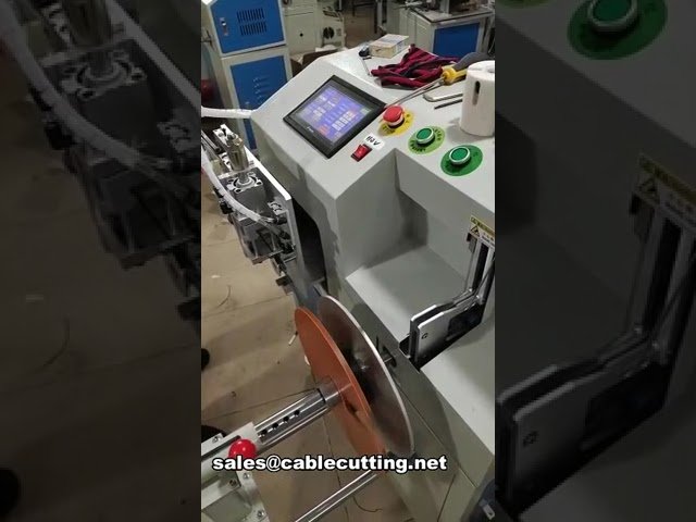Machine automatique de coupe, enroulement et ligature de câbles WPM-18-45