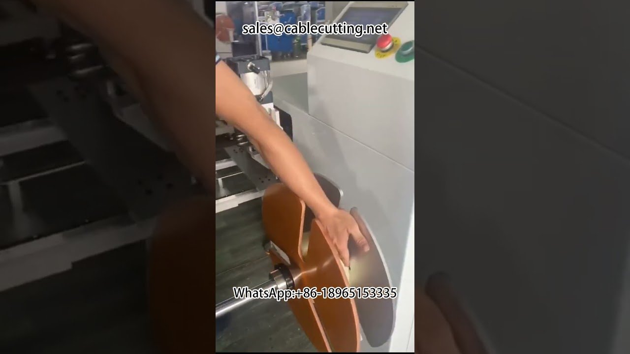 Machine à enrouler les fils automatique | Équipement de traitement de faisceaux de câbles | Enrouleuse haute performance
