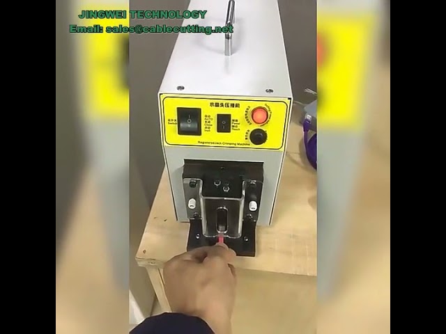Machine à Sertir RJ45 Automatique pour Câbles Ethernet CAT5/CAT6 – Connecteur RJ45 Haute Performance