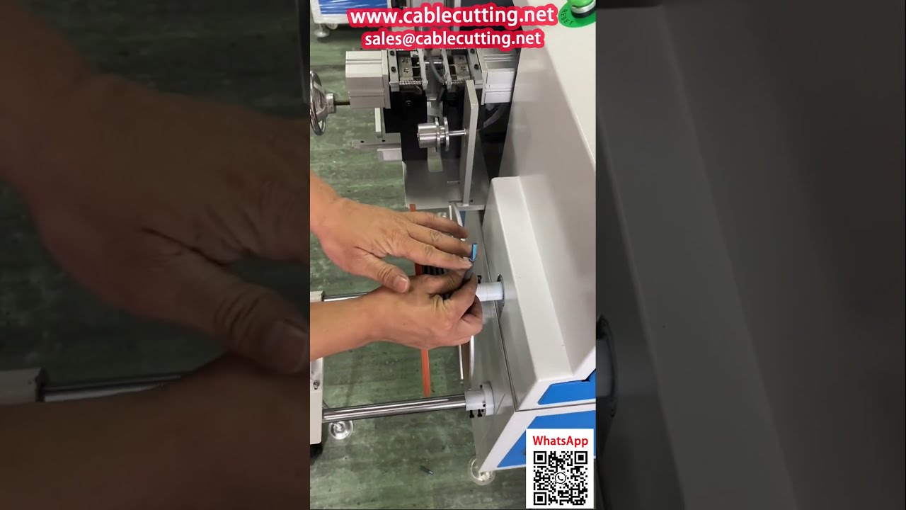 Machine automatique tout-en-un : comptage, dénudage double, coupe et enroulement de fil