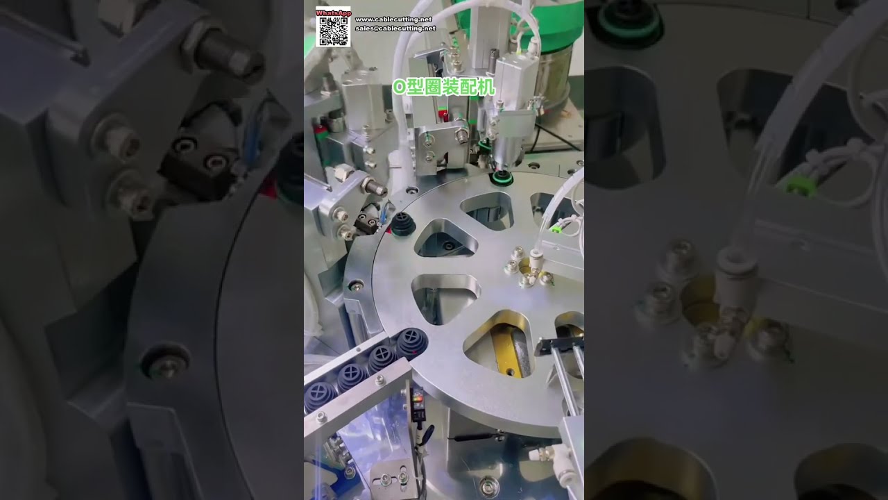 Machine d'assemblage de joints toriques pour la fabrication de composants de vérins pneumatiques en usine