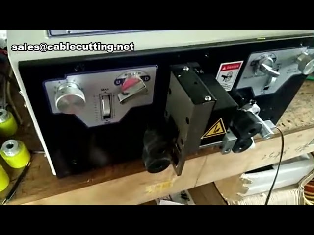 Machine à couper, dénuder et sertir les câbles | Automatisation de précision
