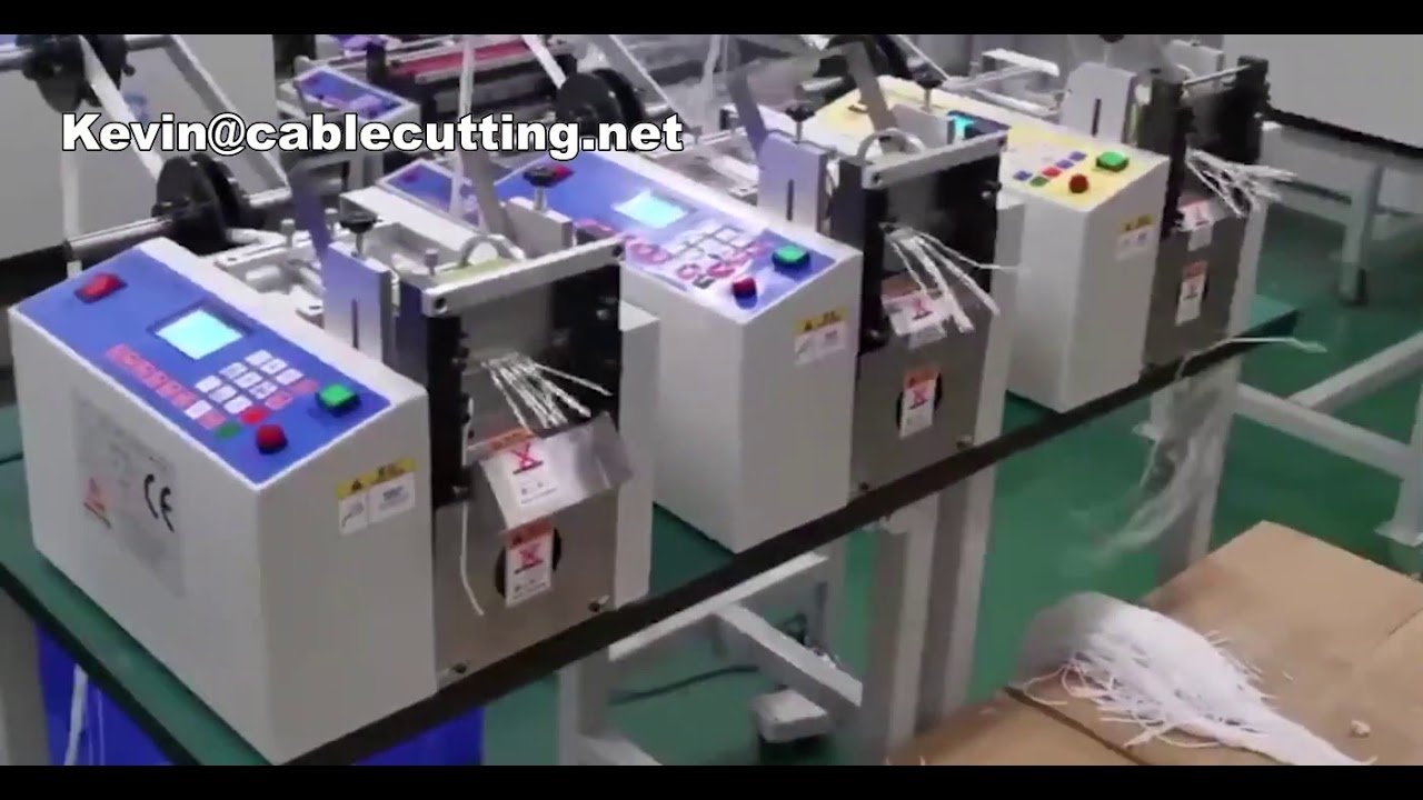 Machine de découpe automatique pour ruban en tissu, élastique, PVC et papier - Coupe-bande professionnel