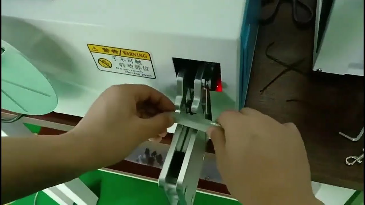 Machine combinée d'enroulage et de ligaturage pour fil plat - Vidéo réelle - Personnalisable