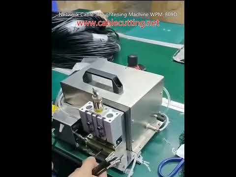 Machine WPM-809D : Torsion de précision des fils USB et redressage des câbles réseau
